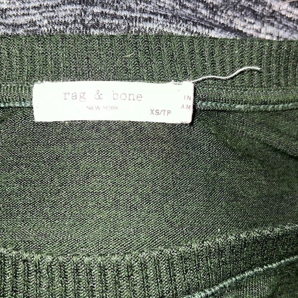 Rag & Bone Striped Color Block Crewneck Sweater L… - image 4